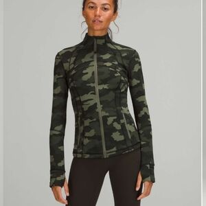 Lululemon Define Jacket Size 6 Heritage 365 Camo Medium Olive Multi